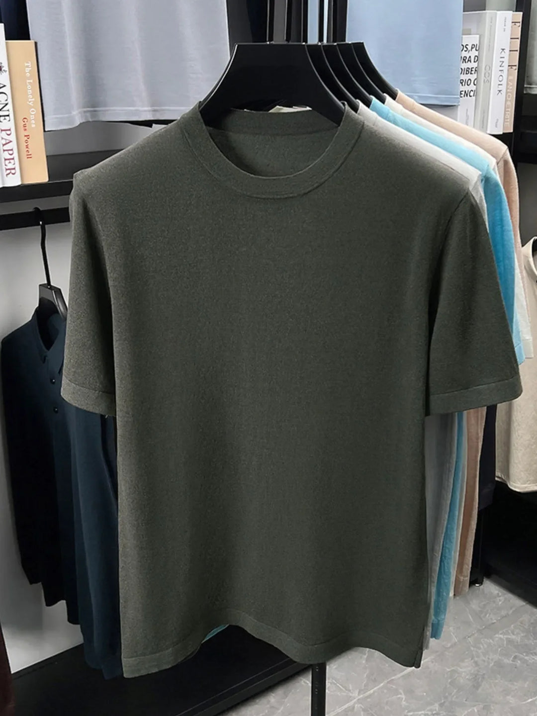 Men's Plus Size Round Neck Short Sleeve T-Shirt