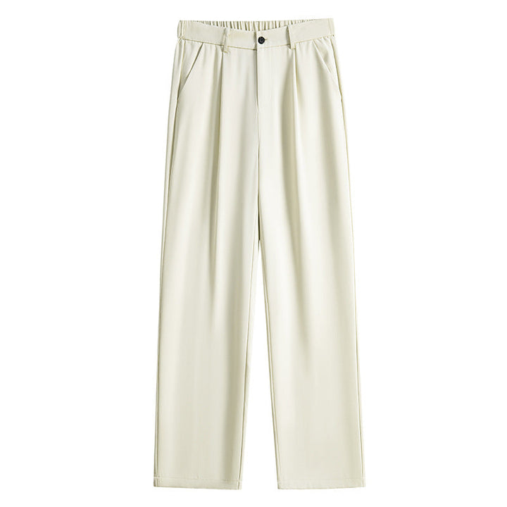Mens Fashionable Straight-Leg Loose Casual Pants