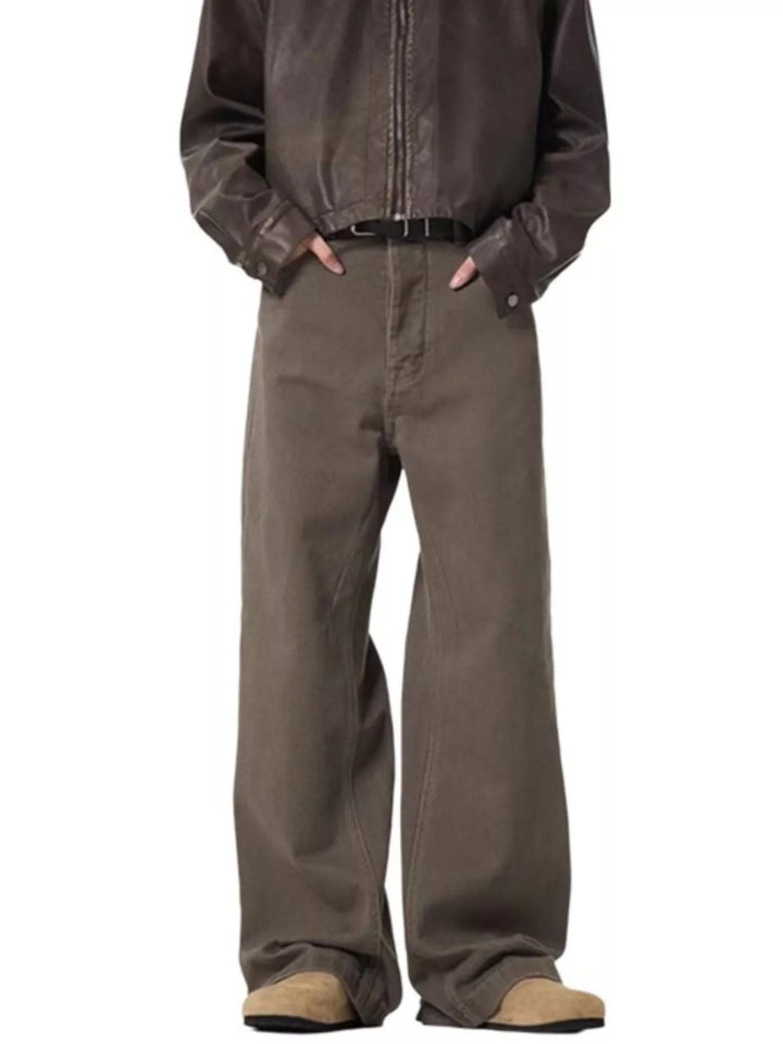Men's Full Size Wide Leg Jeans Plus Size