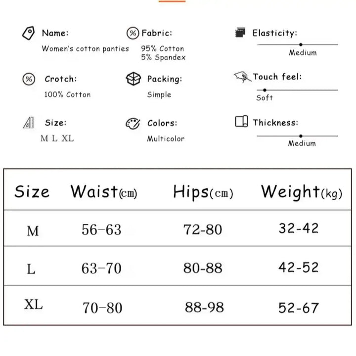 Cute Cartoon Bear Cotton Panties - Mid Waist Sexy Lingerie Set