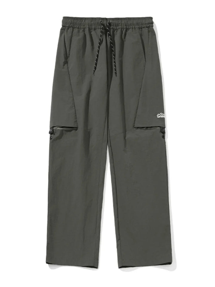 Men's Plus Size Drawstring Pants with Pockets