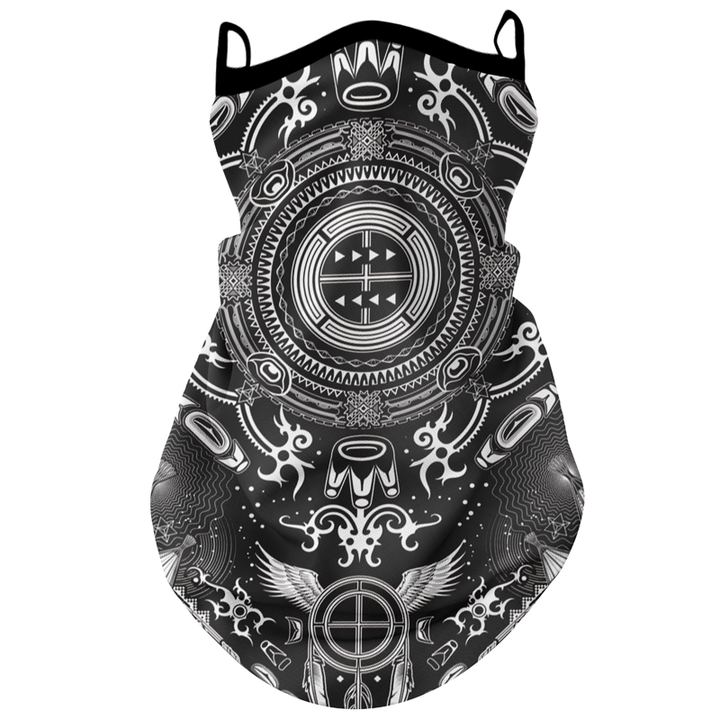 Motorcycle Riding Sun-protection Face Mask Ear-loop Headscarf