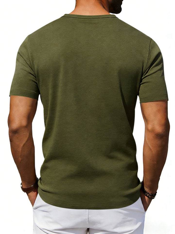 Men's Full Size Short Sleeve Pocket T-Shirt Plus Size