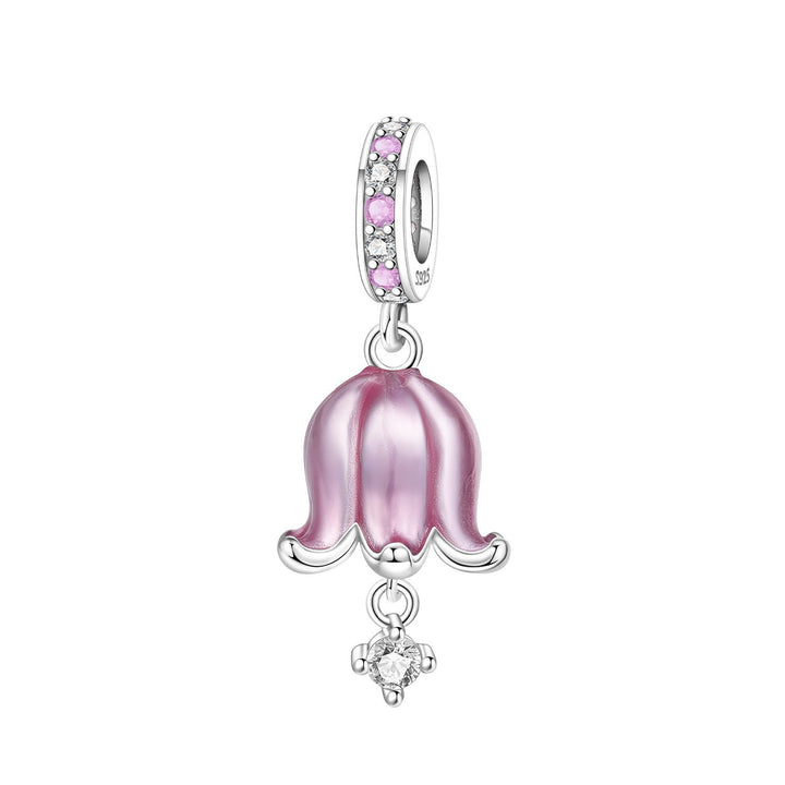 Lily Of The Valley Iris And Spinning Flower DIY Bracelet Pendant Accessories