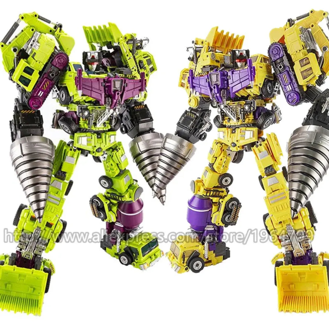 Jinbao 5-in-1 Big Transformation Predaking Anime Robot Action Figure