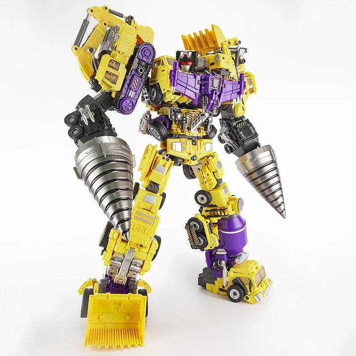 Jinbao 5-in-1 Big Transformation Predaking Anime Robot Action Figure