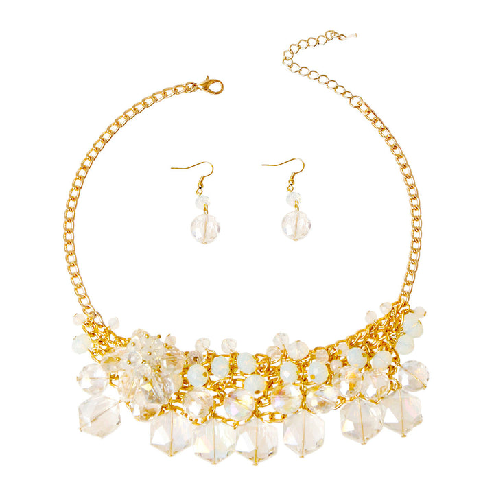 Clustered Bead Necklace Set