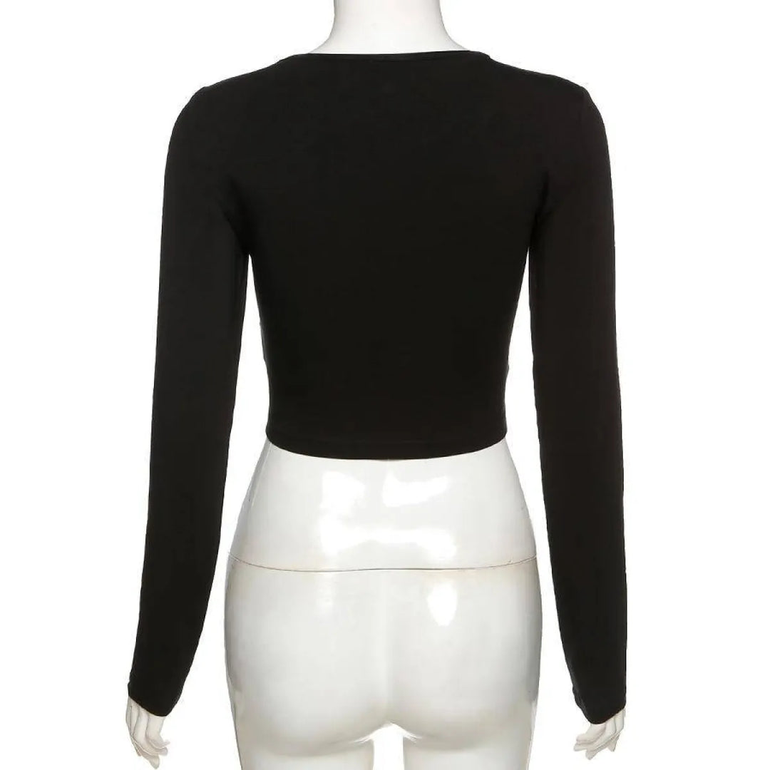 Black Dragon Crop Top
