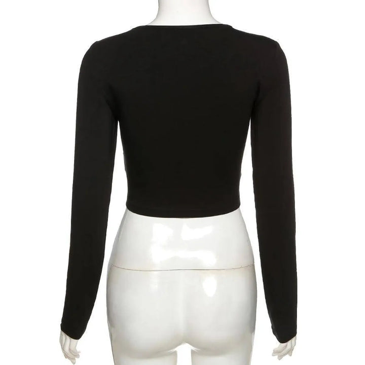 Black Dragon Crop Top