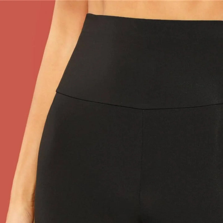 Women's Casual Style Black Leggings