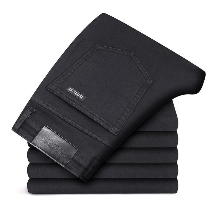 Men's Black Straight Pants