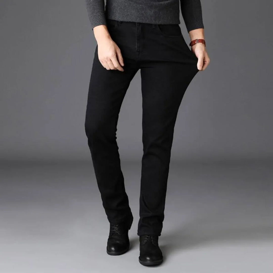 Men's Black Straight Pants