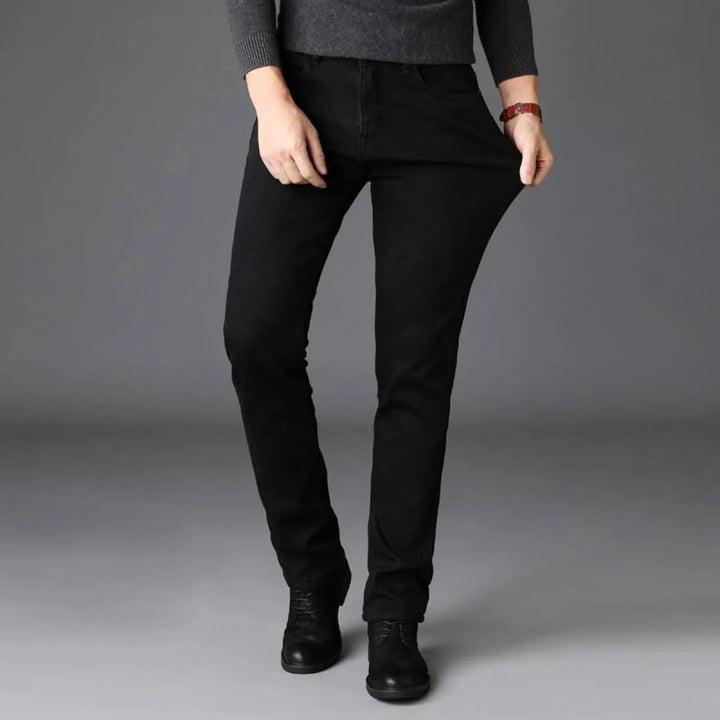 Men's Black Straight Pants