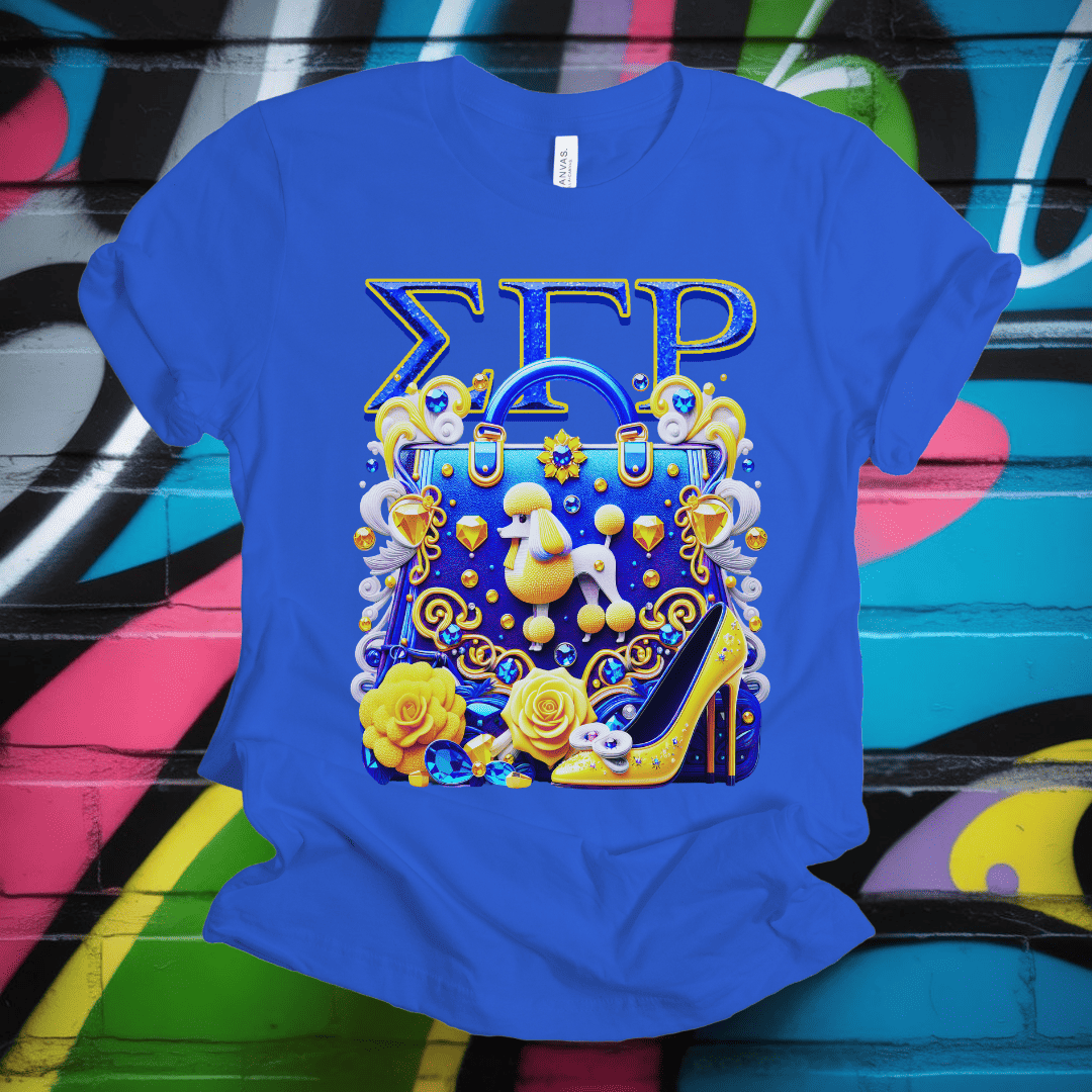SGRho Poodle & Pearls Luxury Tee