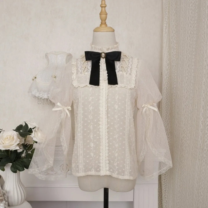 Vintage Butterfly Lace Dress Set