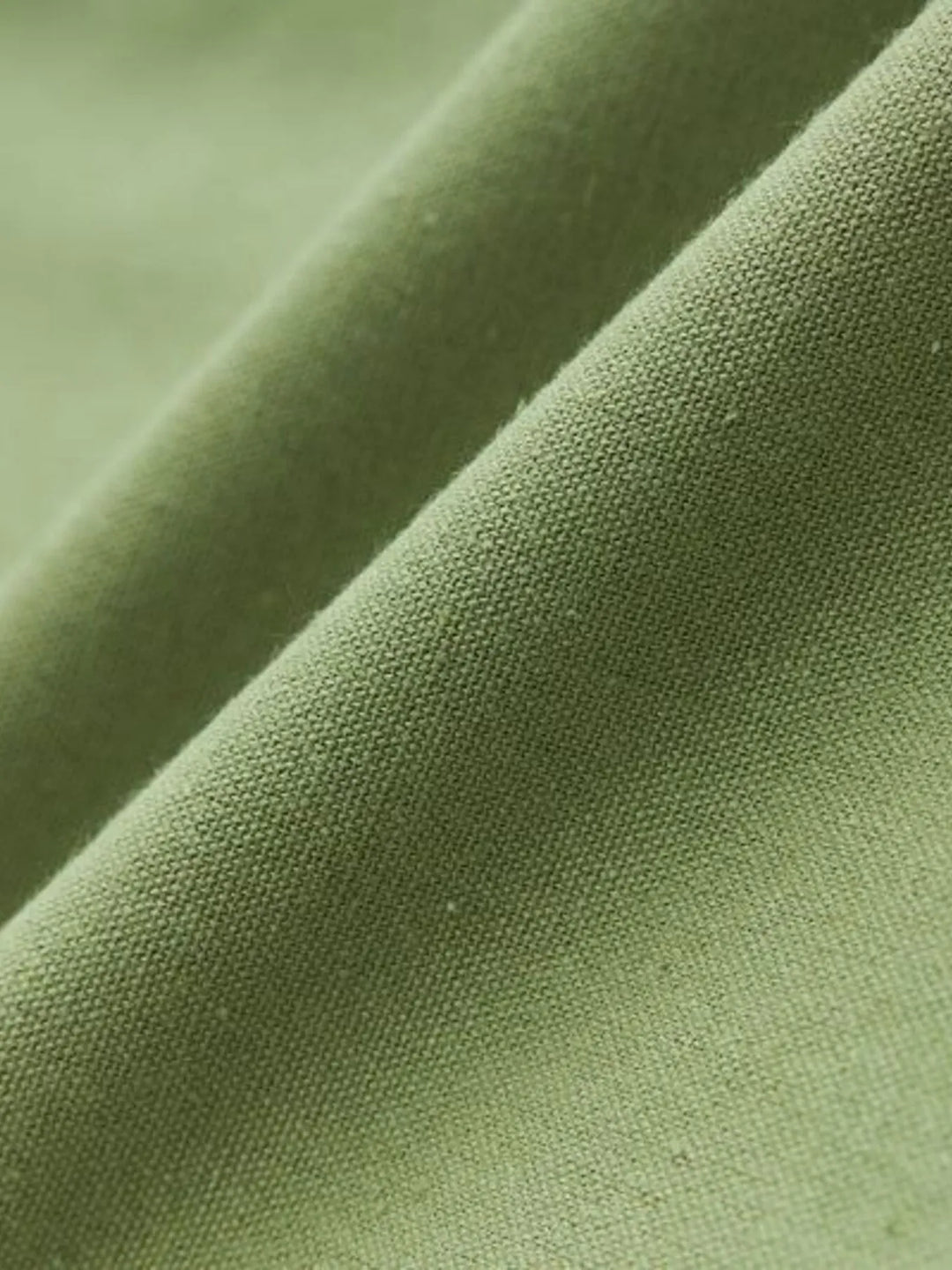 Men's Plus Size Button Detail Long Sleeve Blouse