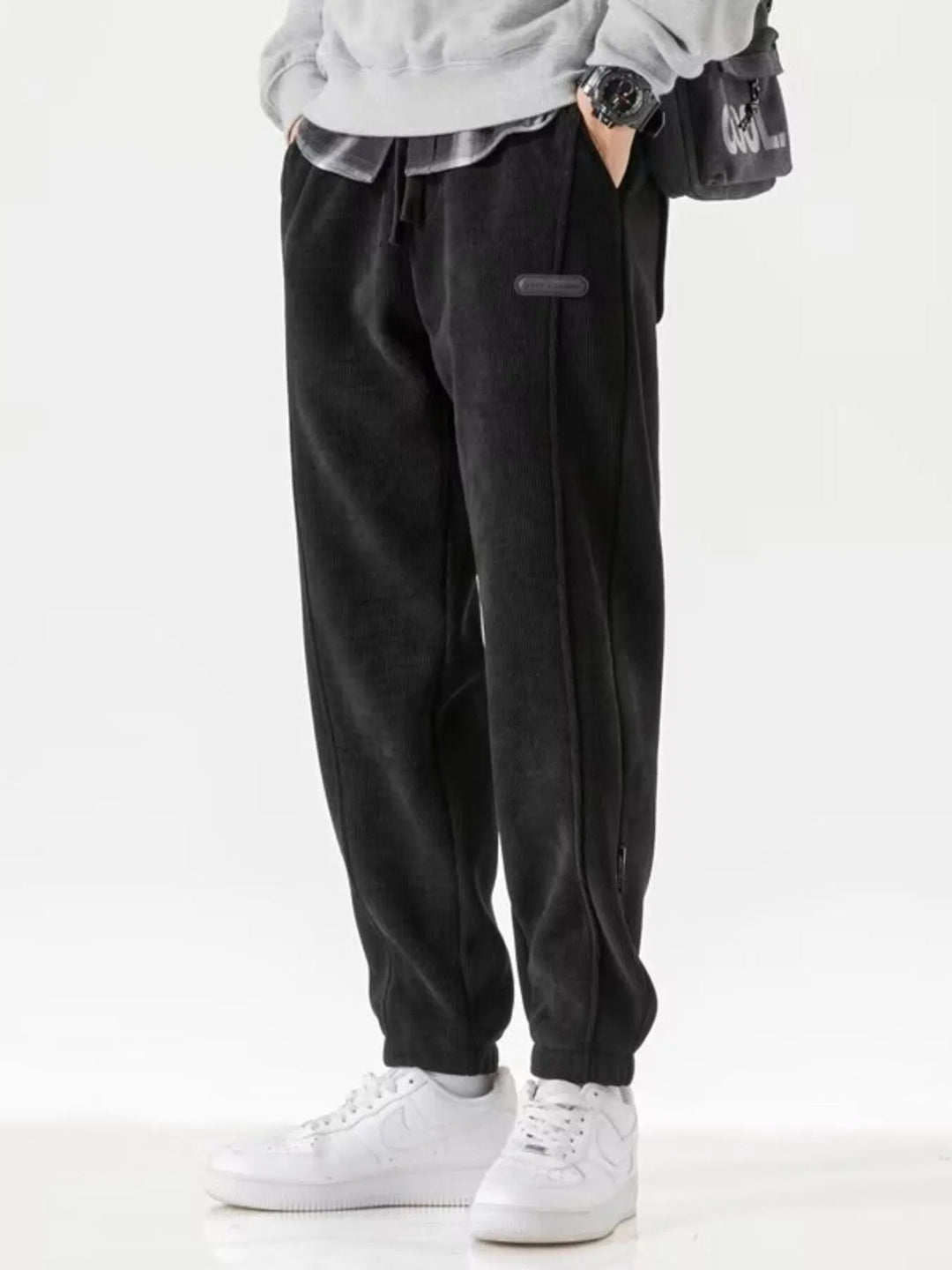 Men's Plus Size Drawstring Loose Fit Joggers