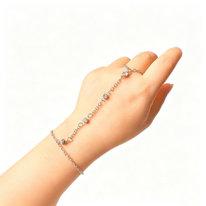 Womens Alloy Multi-layer Ring Chain