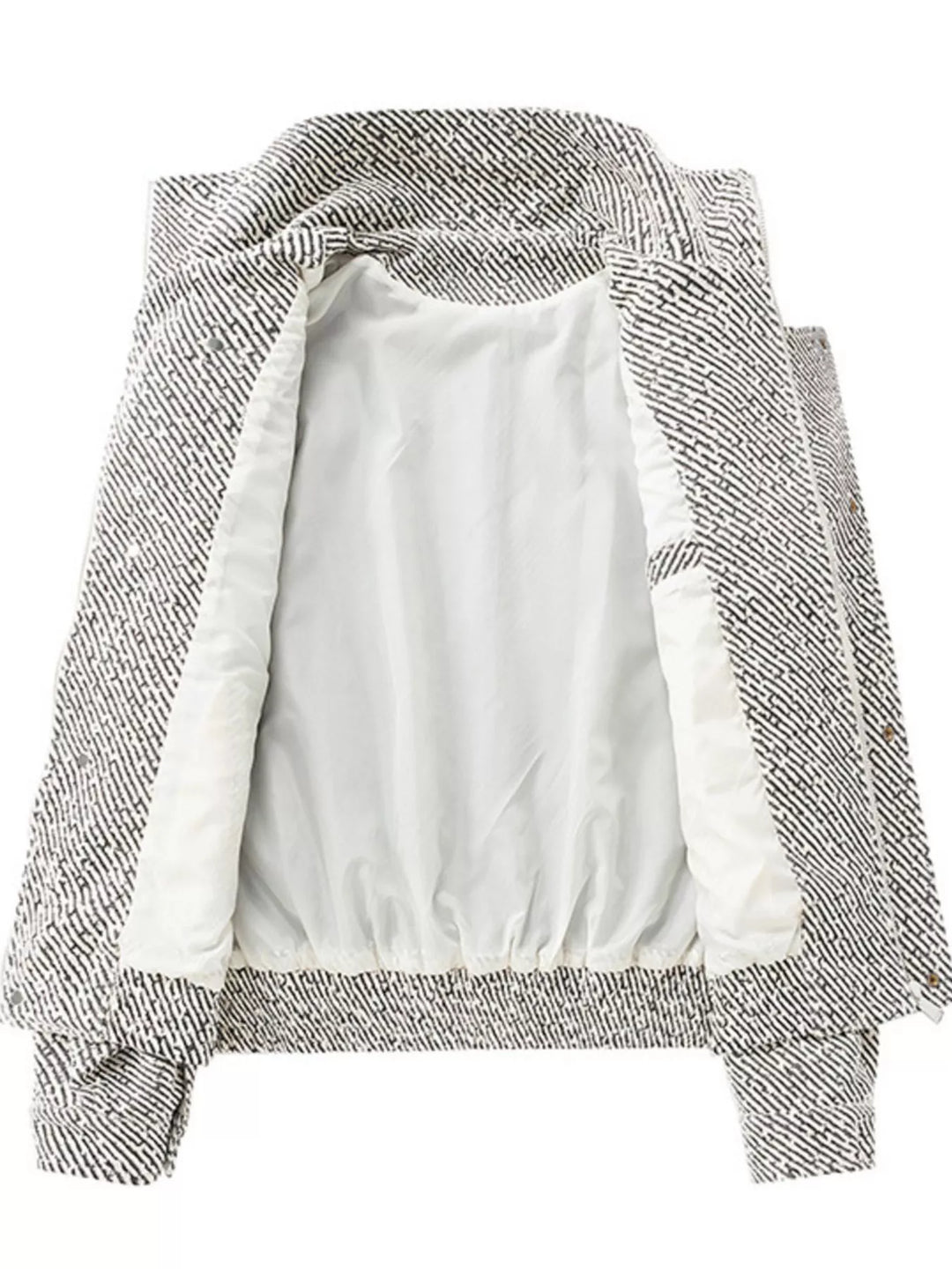 Men's Plus Size Snap Down Long Sleeve Jacket