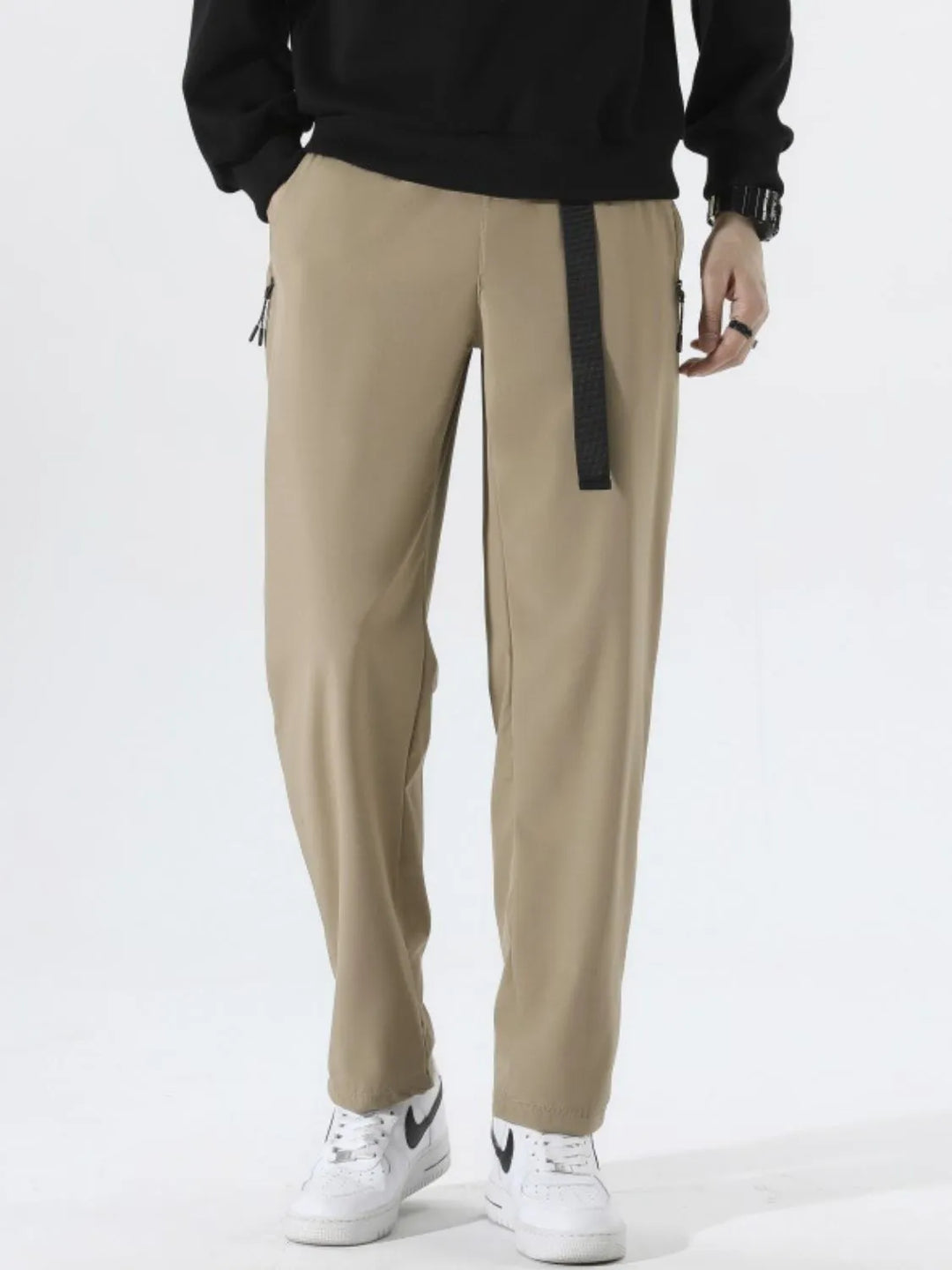 Men's Plus Size Solid Loose Fit Pants