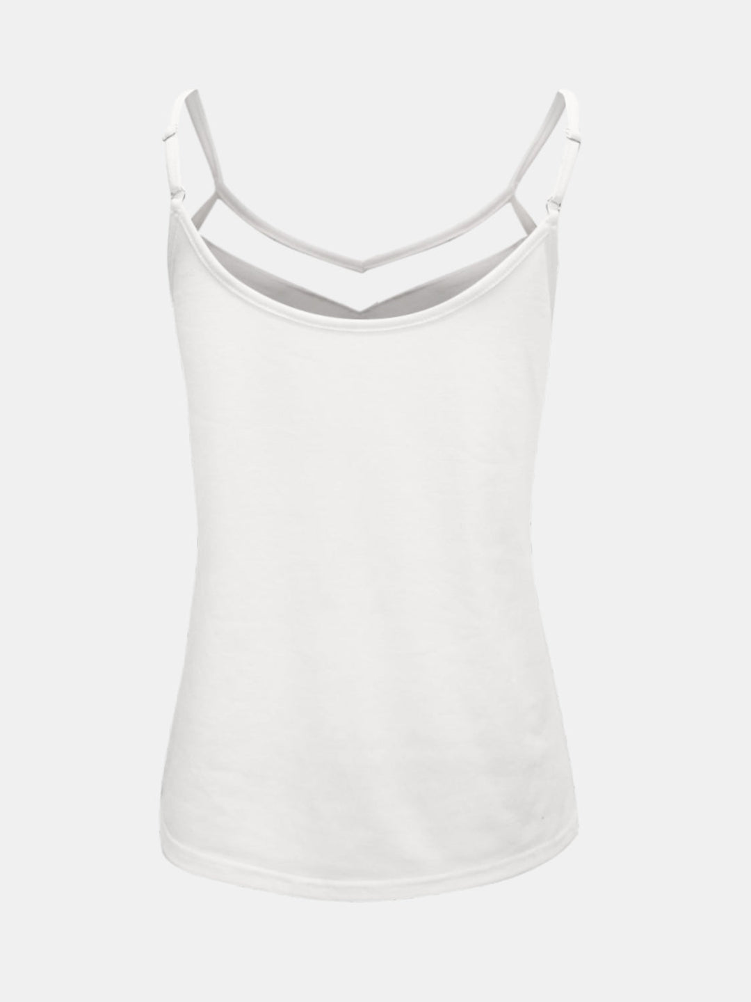 Semi-Sheer V-Neck Cami Top