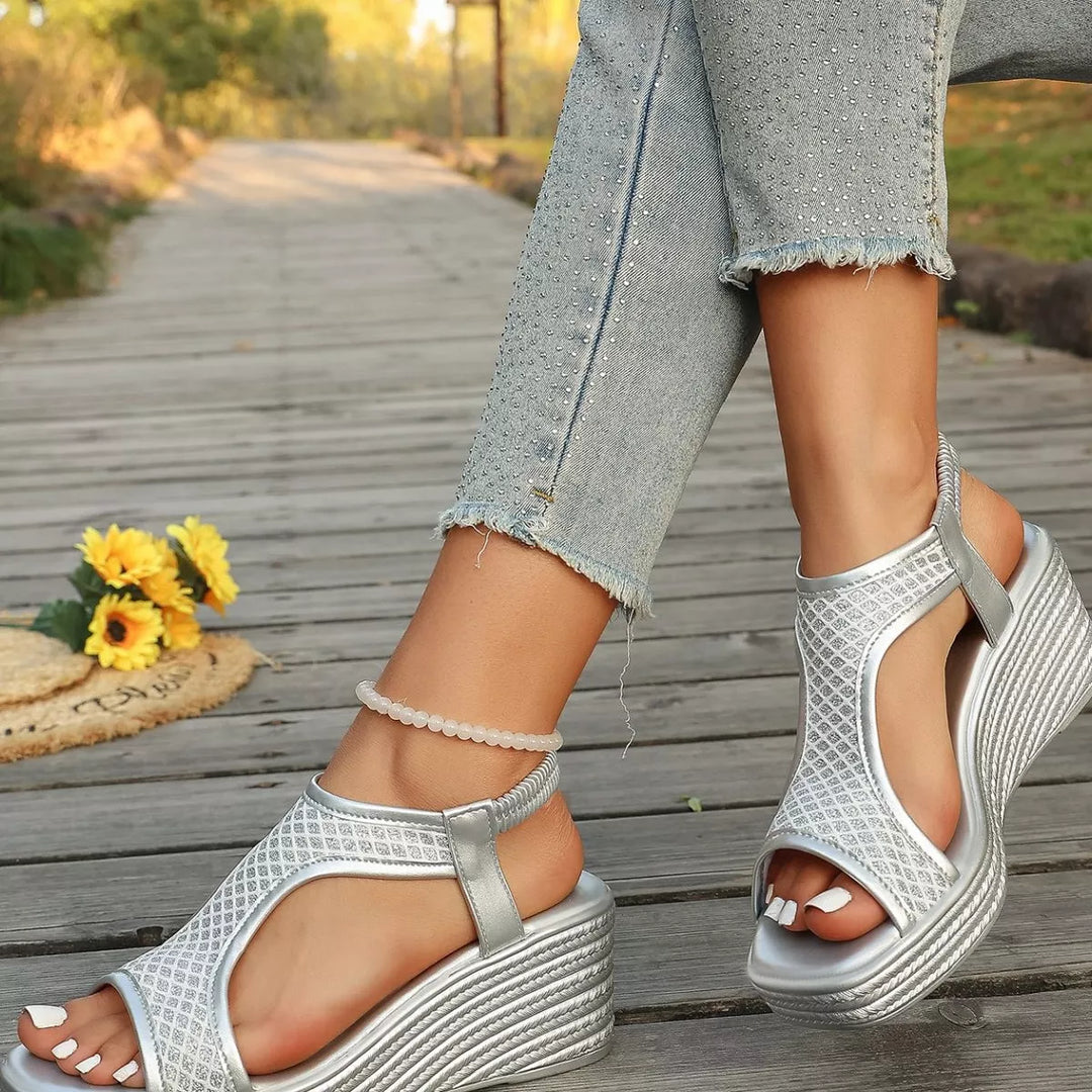 Open Toe Wedge Sandals
