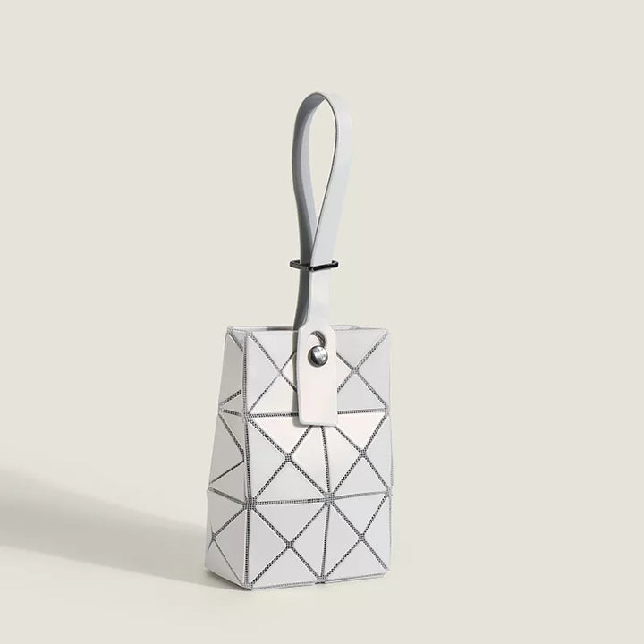 Geometric Panel Foldable Handbag