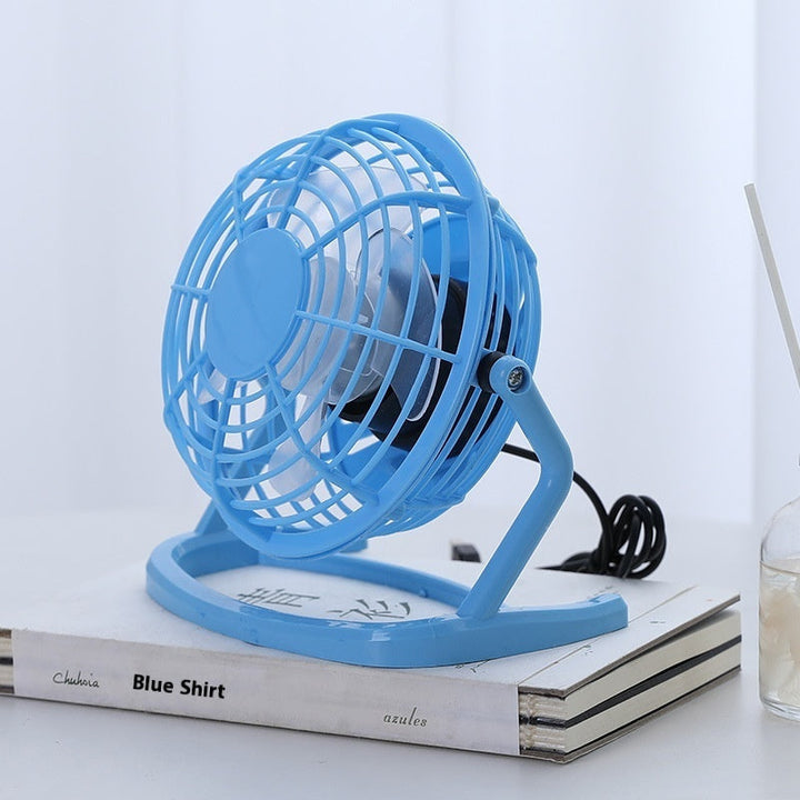 Convenient Mute Mini 4-inch USB Plastic Electric Fan