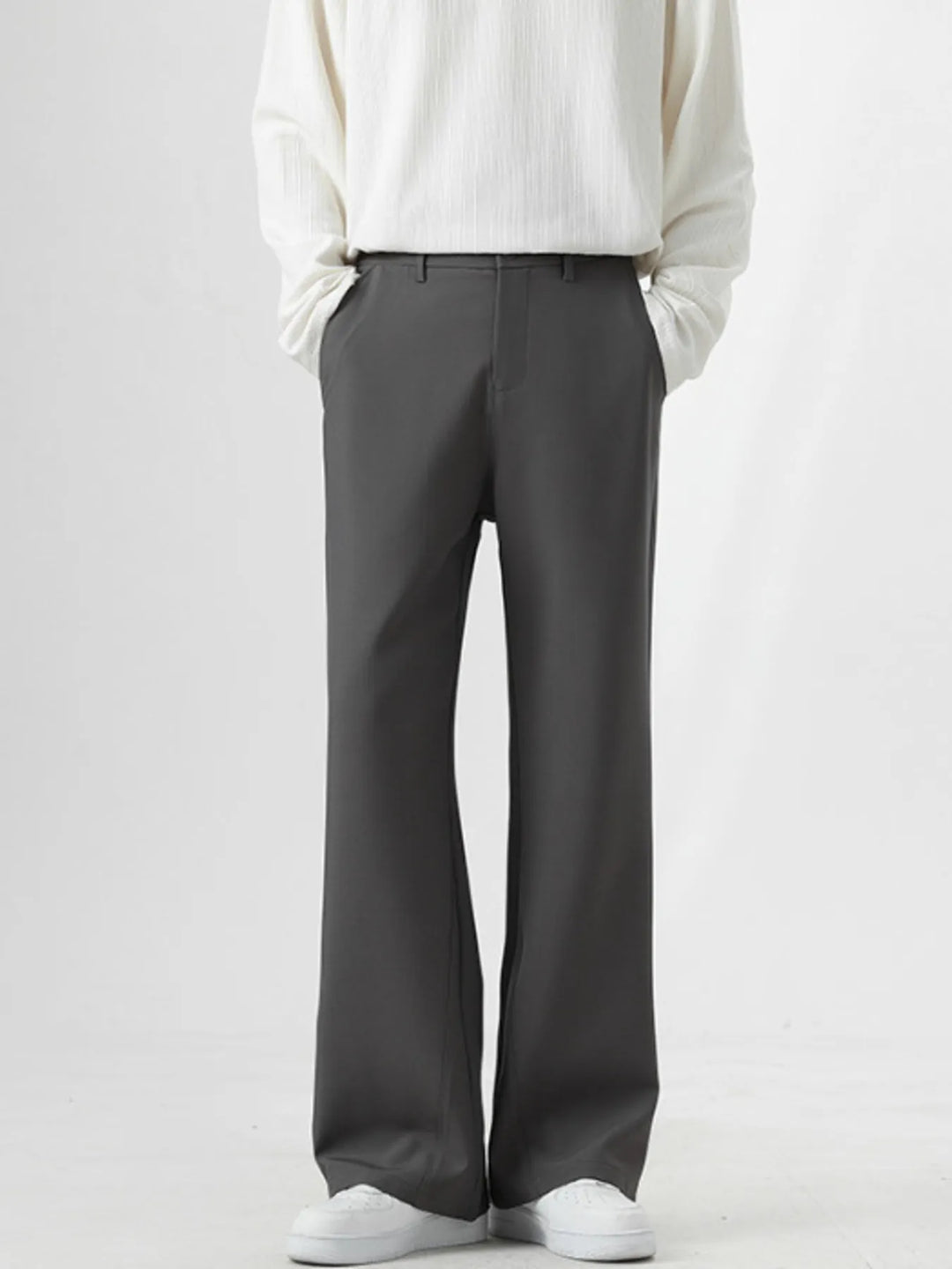 Men's Full Size Basic Style Wide Leg Pants Plus Size