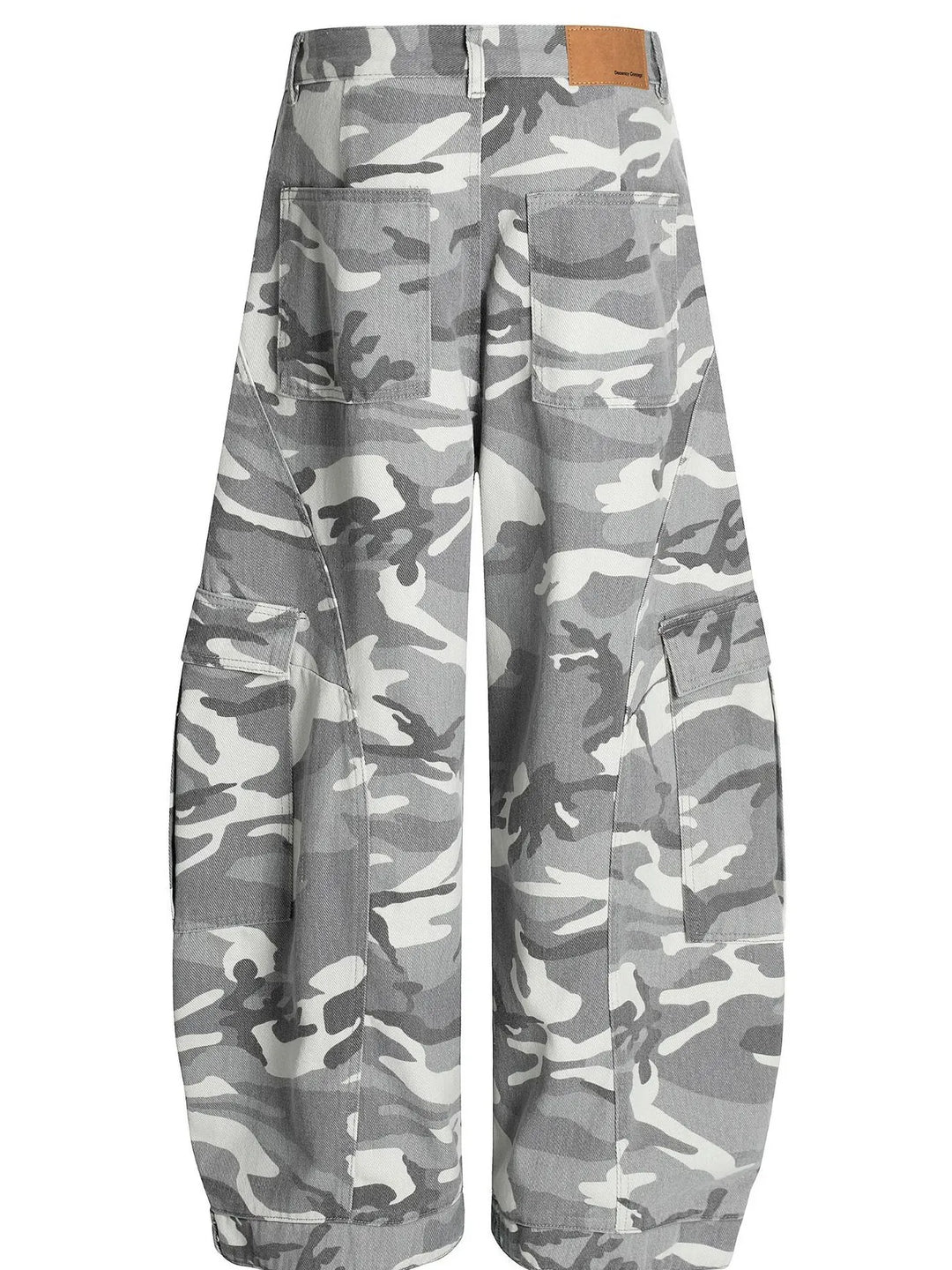 Men's Camo Cargo Wide Leg Jeans