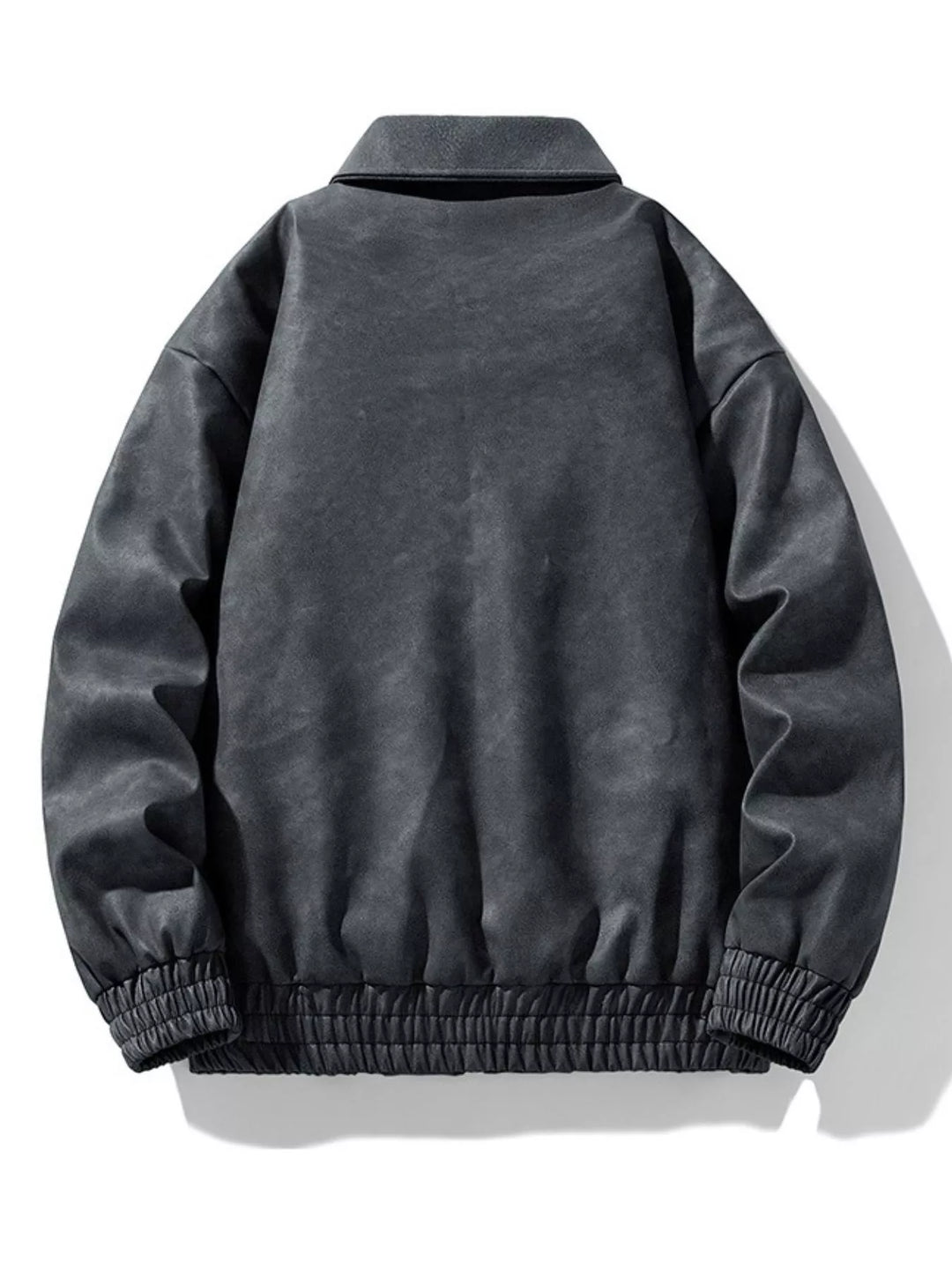 Men's Plus Size Zip Up Long Sleeve Jacket
