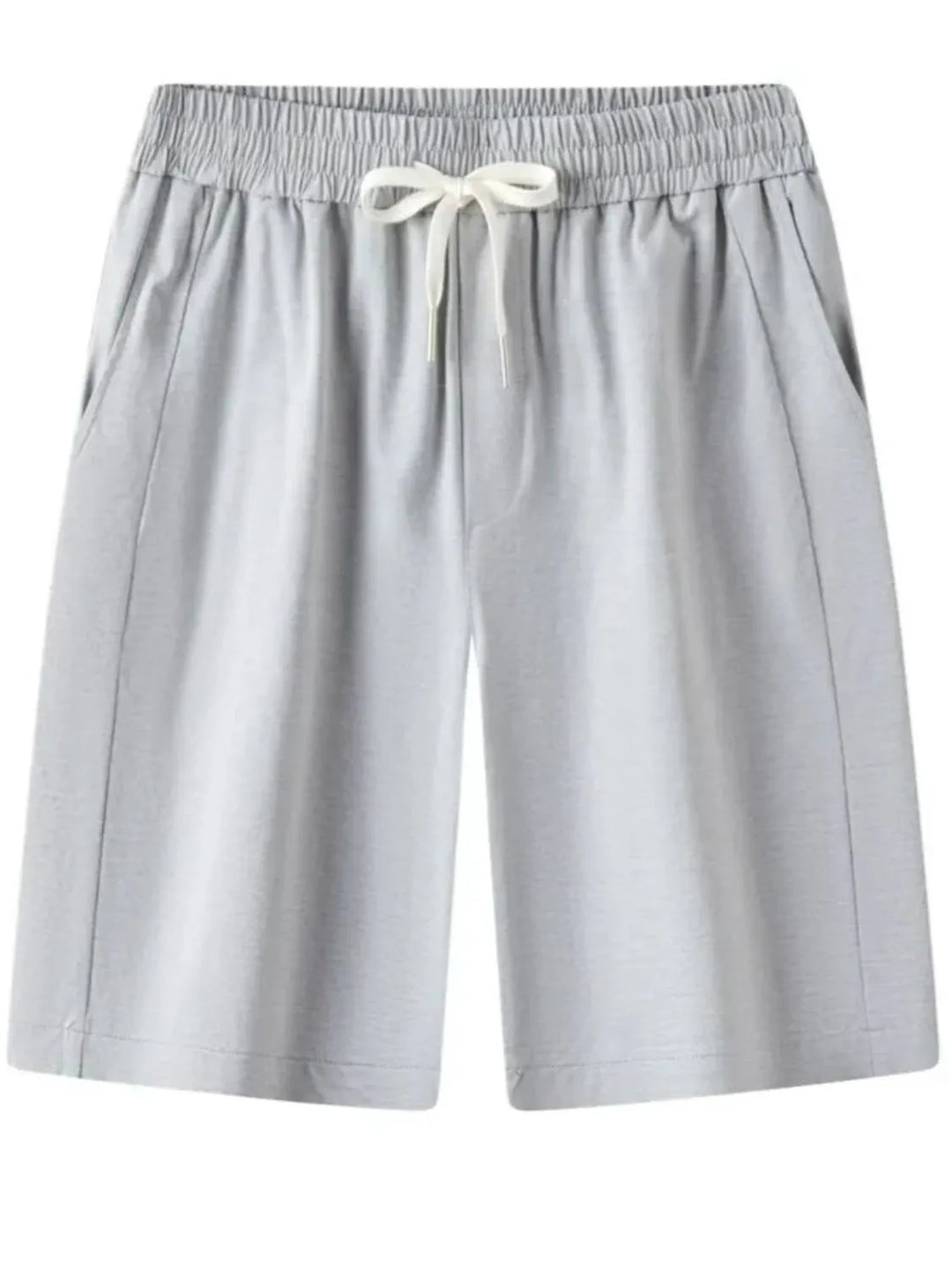 Men's Plus Size Drawstring Shorts with Pockets