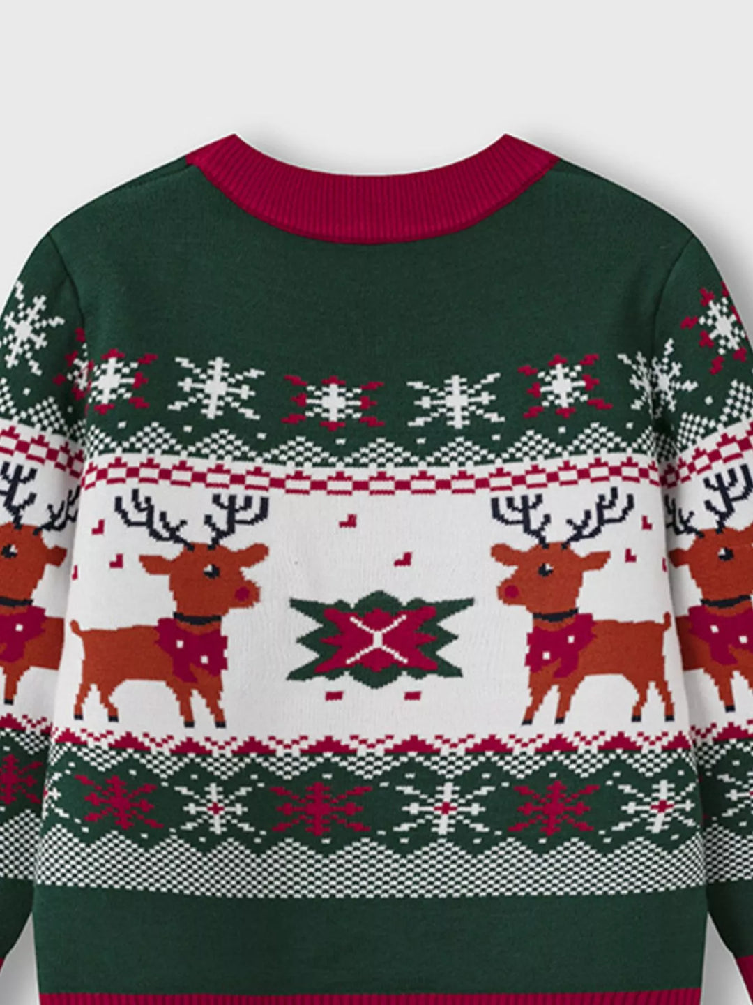 Children's Christmas Tree Round Neck Sweater