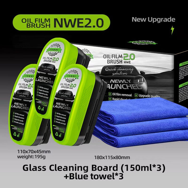 Green Car Glass Wiper Strong Oil-removing Film Crystal Plating Coating Water Drive