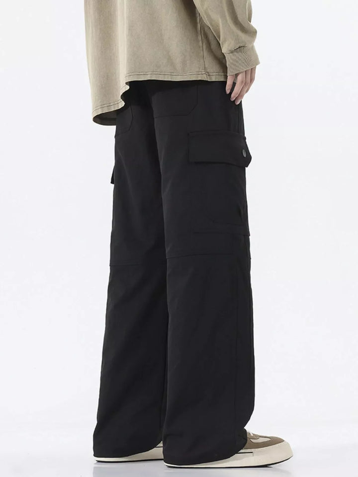 Men's Full Size Multi-Pocket Cargo Utility Pants Plus Size