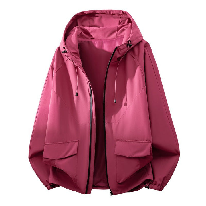 Spring And Autumn Unisex Jacket Mens Three Dimensional Line Design American Style