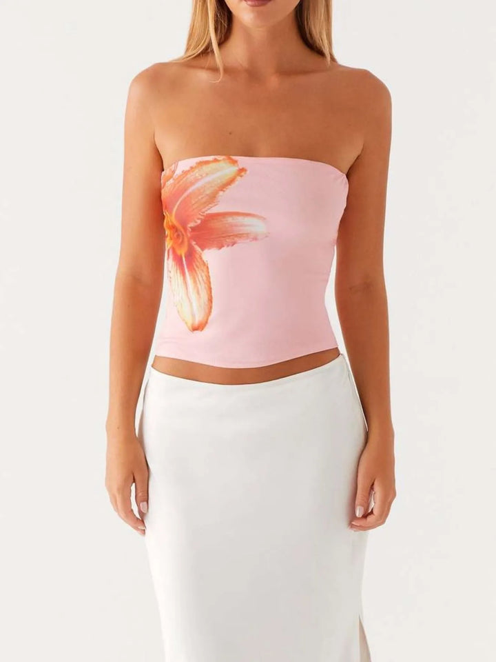 Flower Tube Top