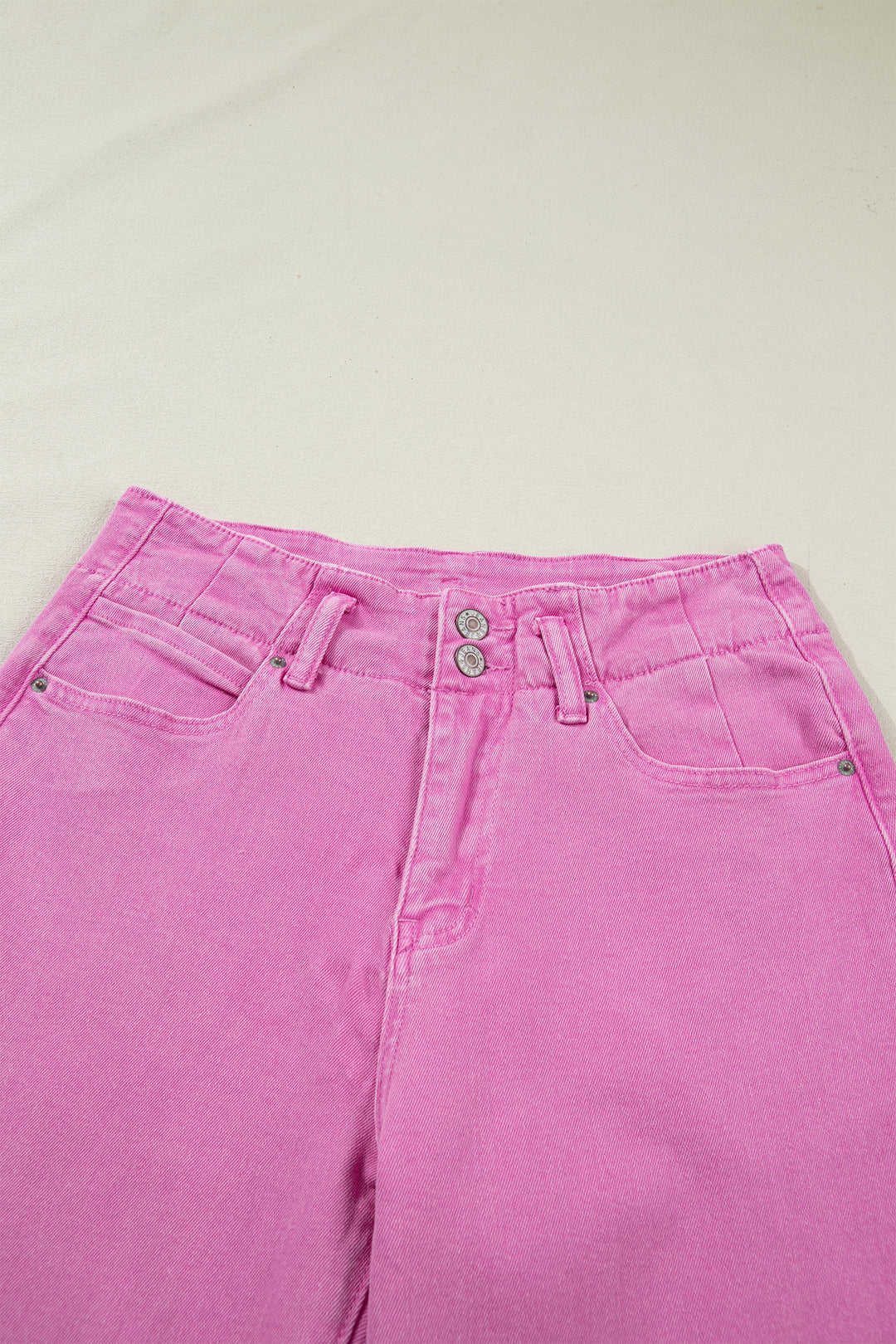 Bonbon 2-Button High Waist Flared Bottom Jeans