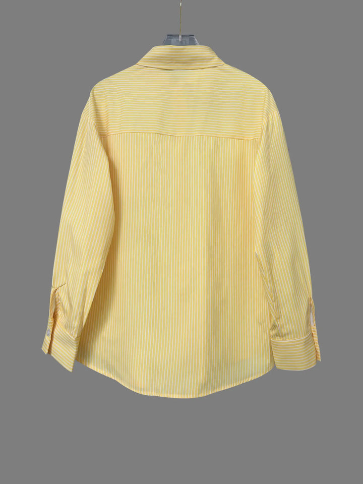 Striped Button-Down Shirt