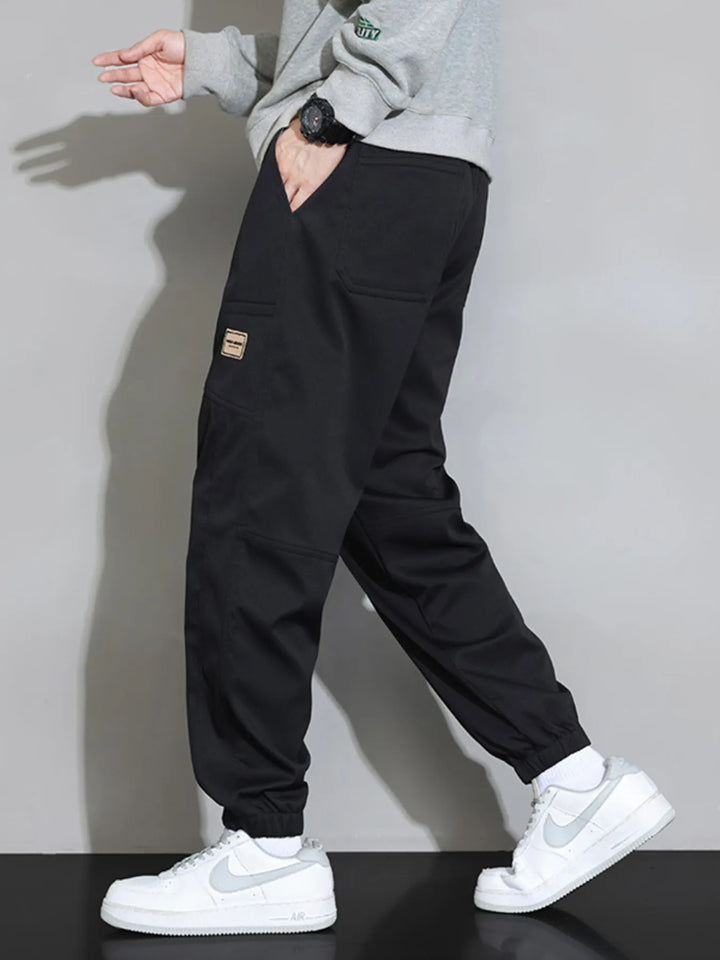 Men's Plus Size Drawstring Loose Fit Pants