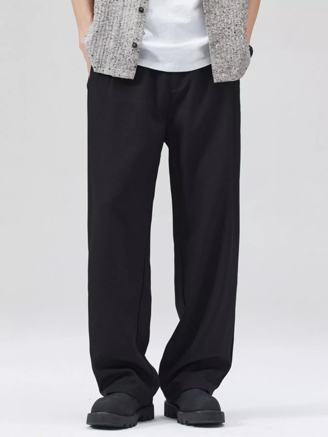 Men's Full Size Wide Leg Pants Plus Size