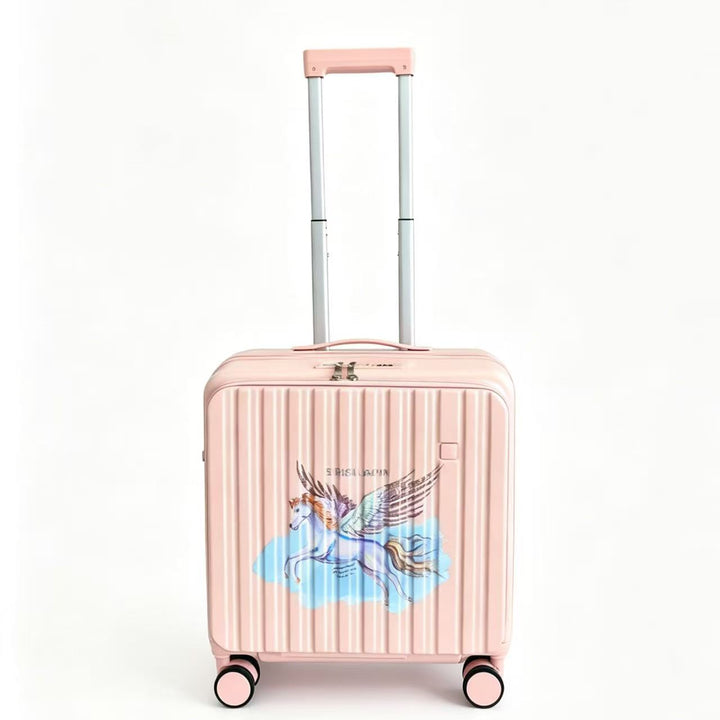 Side Opening Small Luggage Compartment, 20 Inch Compact Wheeled Travel Bag, Suitable For Carrying Around, Lightweight And Practical