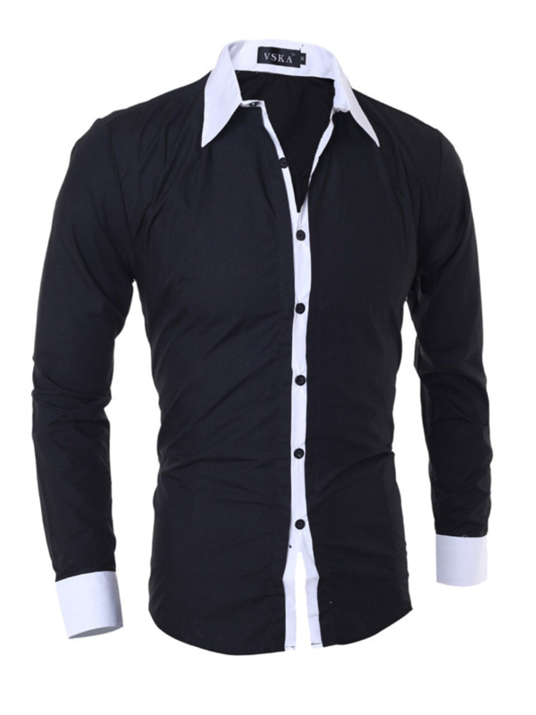 Men's Slim Fit Long Sleeve Shirt