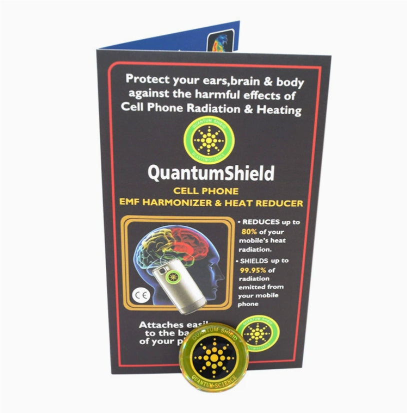 Cell phone radiation protection stickers