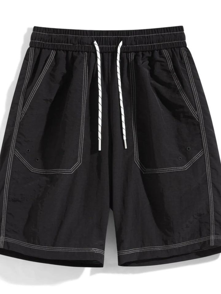 Men's Full Size Casual Drawstring Shorts Plus Size