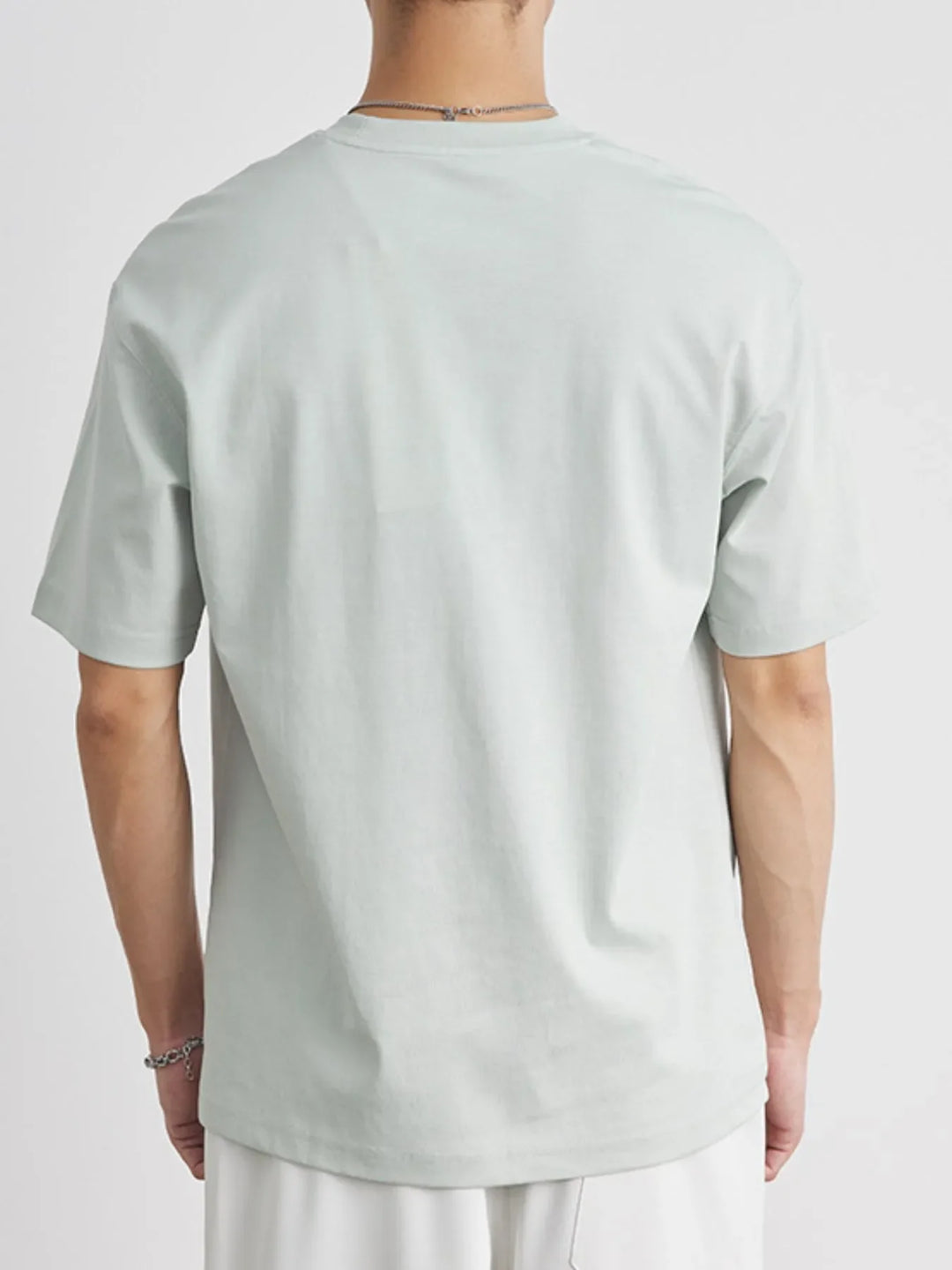 Men's Plus Size Round Neck Short Sleeve T-Shirt