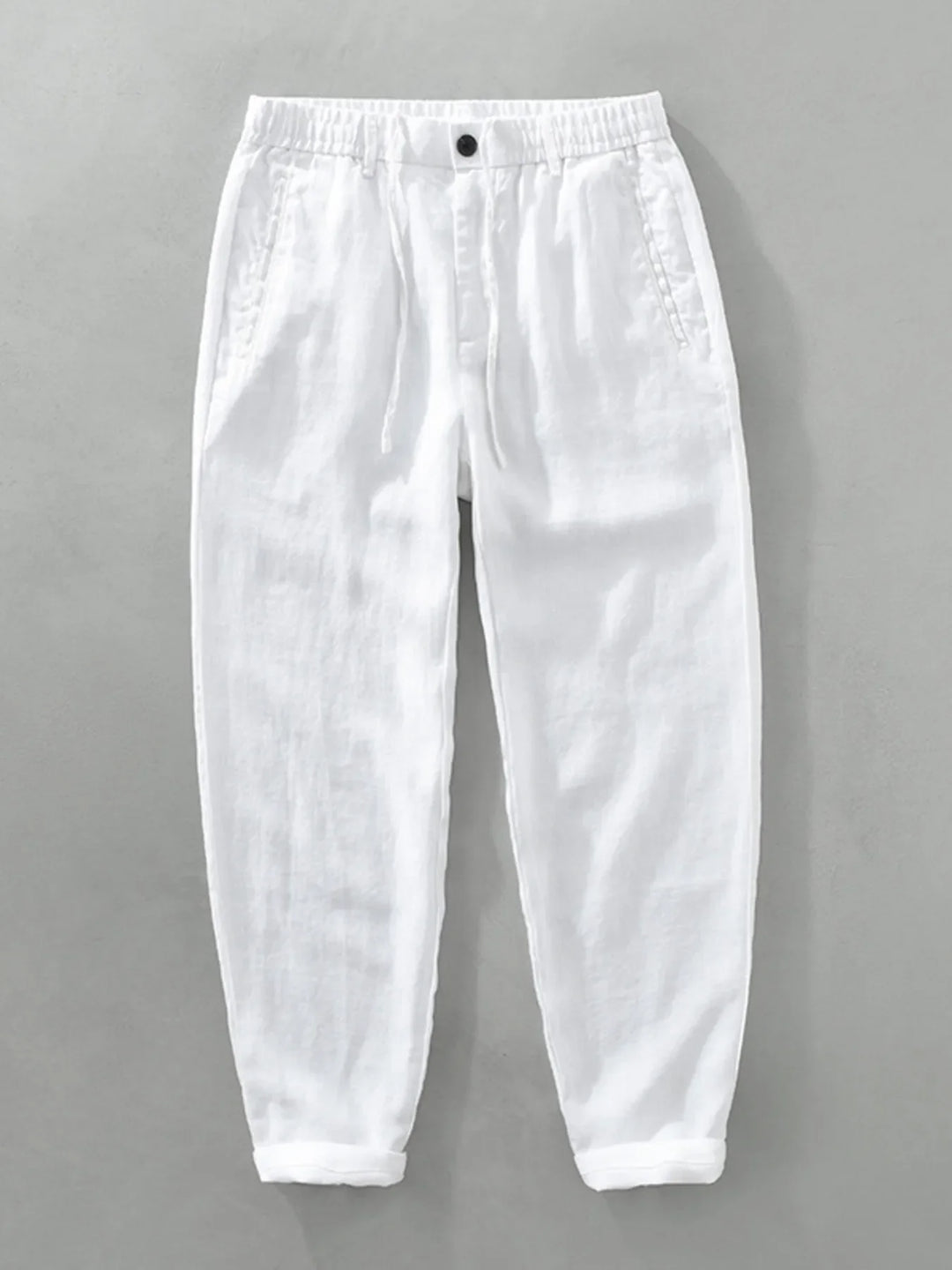 Men's Plus Size Drawstring Wide Leg Pants