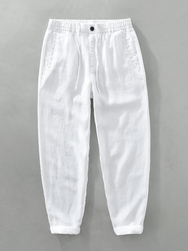 Men's Plus Size Drawstring Wide Leg Pants