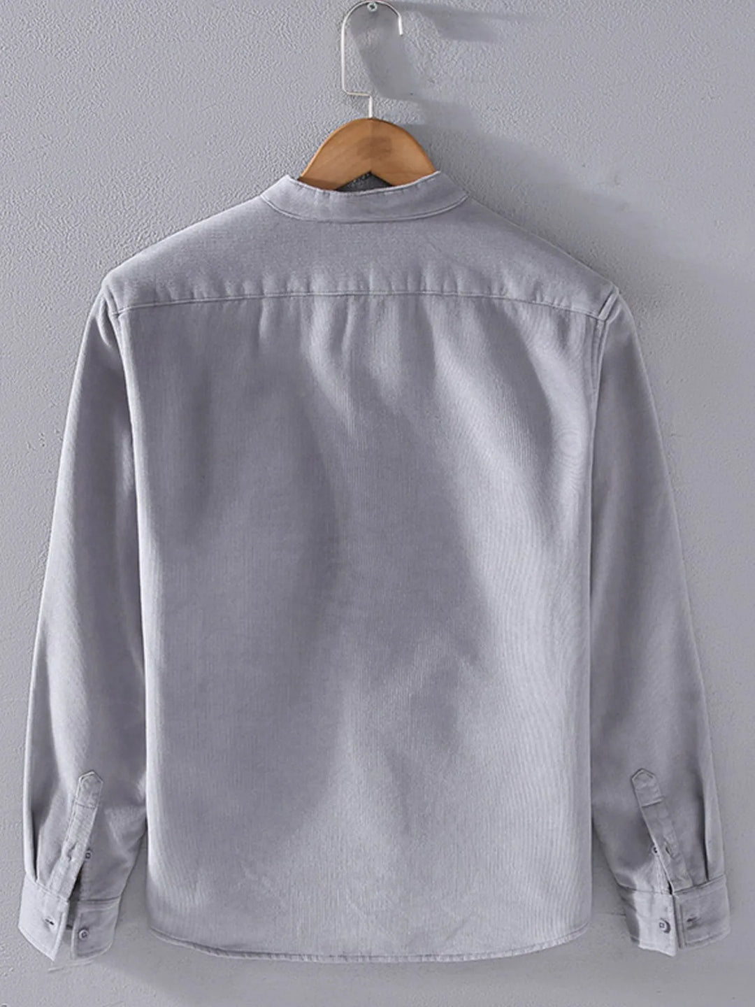 Men's Plus Size Button Up Long Sleeve Shirt