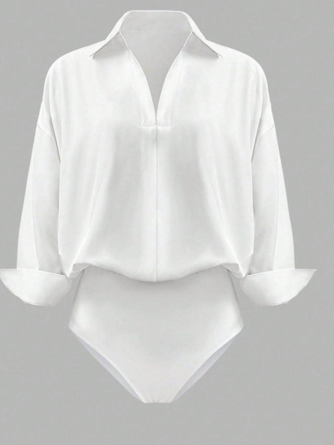 Button-Down Long Sleeve Bodysuit